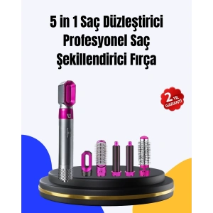 Hubrendy Kargo 5 Parça Saç Şekillendirme Seti Düzleştirme Dalga Ve Bukle Yapma