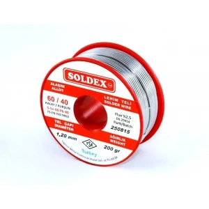 Hubrendy Kargo 60-40 Lehim Teli 200 Gr 0,75 Mm - Sn:60 / Pb:40