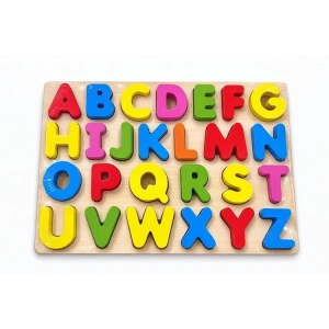 Hubrendy Kargo Ahşap Alfabe Puzzle Eğitici Oyuncak 94-432