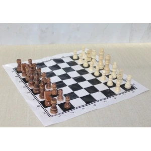 Hubrendy Kargo Ahşap Satranç Taşı 10 Cm Alk4017