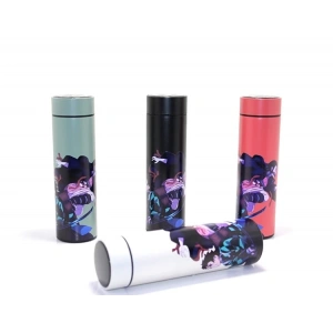 Hubrendy Kargo Anime Baskılı Digital Göstergeli Termos 500 Ml Alk381
