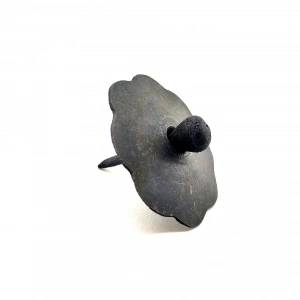 Hubrendy Kargo Antika Tarz Dekoratif Pirinç Düğmeli Kabara - 40 Mm, Oksit