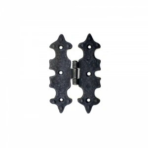 Hubrendy Kargo Antika Tarz Dekoratif Pirinç Lale Menteşe - 104x77 Mm, Oksit