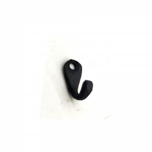Hubrendy Kargo Antika Tarz Dekoratif Pirinç Tekli Mini Askı - 27x11 Mm, Oksit