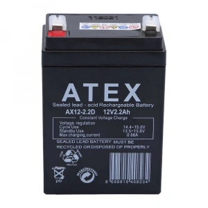 Hubrendy Kargo Atex Ax12-2.2 12v 2.2ah Dik Akü