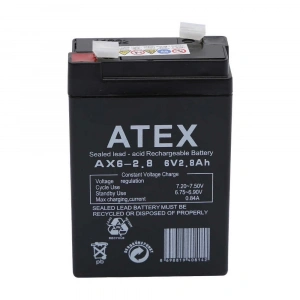 Hubrendy Kargo Atex Ax6-2.8 6v 2.8ah Akü