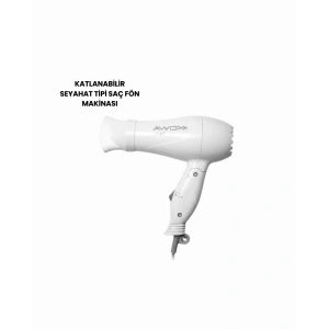 Hubrendy Kargo Awox Mini Fön Beyaz