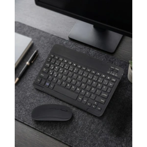 Hubrendy Kargo Bluetooth Klavye Mouse Seti Taşınabilir Wireless Bilgisayar Aksesuarı