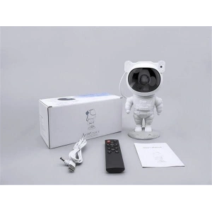 Hubrendy Kargo Çocuklara Özel Projeksiyon Astronot Lamba Speaker Sevimli