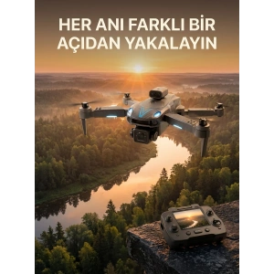 Hubrendy Kargo Ekranlı Kumandalı Çift Kameralı Drone İle Havadan Çekim