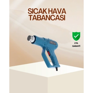 Hubrendy Kargo Endüstriyel 2000w Isı Tabancası Plastik Boru Lehim Boya Çıkarma
