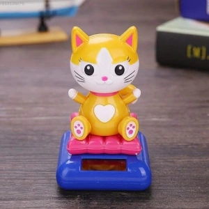 Hubrendy Kargo Güneş Enerjili Solar Sallanan Kedi