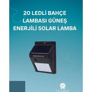 Hubrendy Kargo Hareket Sensörlü Solar Lamba | 120° Algılama Açısı, 3-4 Metre Mesafe, Suya Dayanıklı Led