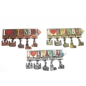 Hubrendy Kargo İstanbul Temalı Metal Magnet Alk3343
