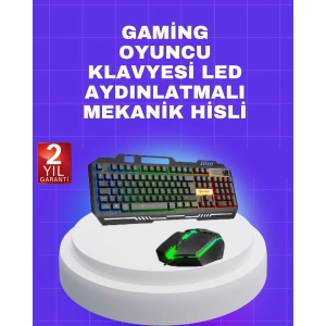 Hubrendy Kargo Klavye Mouse – Çatışmasız Tuş, Hızlı Tepki Süresi