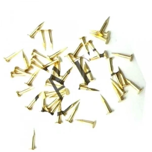 Hubrendy Kargo Klips, Menteşe, Ayağı Çivisi 7mm Çelik - Sarı 10gr
