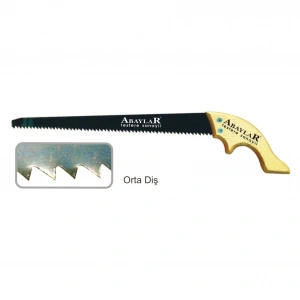 Hubrendy Kargo Lar Orta Diş Bağ Testere 35 Cm - Ahşap Sap