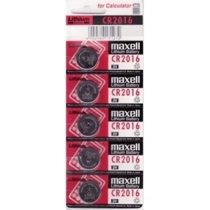 Hubrendy Kargo Maxell Cr2016 3v Lityum Düğme Pil 5li Paket