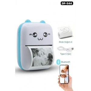 Hubrendy Kargo Mini Printer Etiket Çıkarıcı Yazıcı