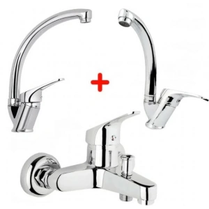 Hubrendy Kargo Mix Banyo Bataryası Lavabo - Evye 3 Lü Avantajlı Set