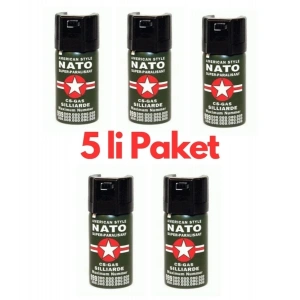 Hubrendy Kargo Natoo Bıber Gazı 5 Adet Birden