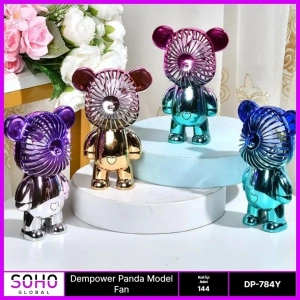 Hubrendy Kargo Panda Model Mini Fan 3 Kademeli