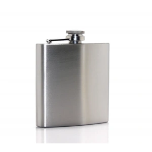 Hubrendy Kargo Paslanmaz Çelik 6 Oz Tekli Matara Alk45