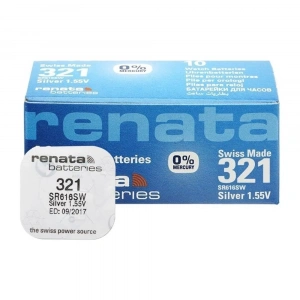 Hubrendy Kargo Renata 321 Sr616sw 1.55v Alkalin Saat Pili 10 Adet