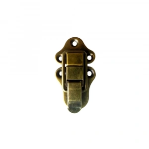 Hubrendy Kargo Sandık, Kutu Klipsi, Ön Kilidi - 72x40mm, Antik, 1 Adet