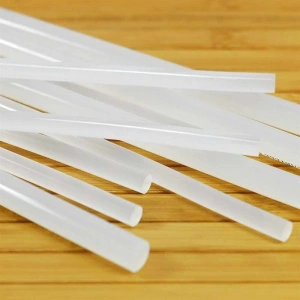 Hubrendy Kargo Şeffaf Sıcak Silikon Çubuğu Mum Silikon Kalın 1 Kg 30 Cm