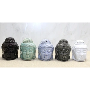 Hubrendy Kargo Seramik Buda Büstü Buhurdanlık Alk4446