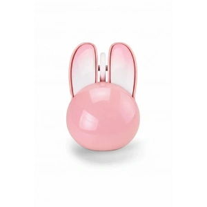 Hubrendy Kargo Tavşan Figürlü Kablosuz Mouse Pil Dahil Etiket Hediyeli Pembe
