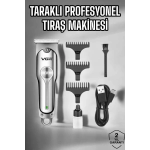 Hubrendy Kargo Tıraş Makinesi Paslanmaz Çelik Taraklı Güçlü Motor