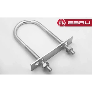 Hubrendy Kargo U Civata, Karşılık Demiri + Somunlu - M10x60 - 2 Set