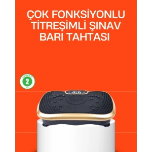 Hubrendy Kargo Vücut Şekillendirmeye Yardımcı Titreşimli Spor Platformu