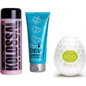 Hubrendy Kolossal Ozzy Store Egg Clicker Mastürbatör ve Krem ve Pe.nis Development Cream 1 Adet