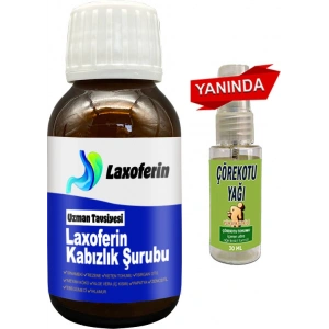 Hubrendy Bez Laxoferin Şurup - 1 Şişe + Çörek Otu Yağı / Bay Bayan 50 ml Şurup