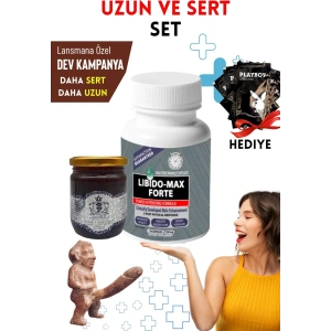 Hubrendy Bez Libdo Max Forte Erkeklere Özel Set Macun ve Caps