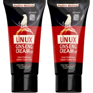 Hubrendy Bez Linux Ginseng Cream 2 Adet Erkeklere Yeni Destek 50 ml Krem