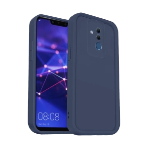 Hubrendy Bez Huawei Mate 20 Lite Kılıf Viera Silikon - Lacivert