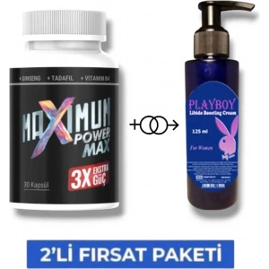 Hubrendy Bez Maximum Power Erkeklere Özel 30lu Muzice Libdo Arttrc Krem 125 ml