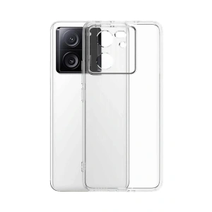 Hubrendy Bez Xiaomi Mi 13T Pro Kılıf Lüx Şeffaf Silikon