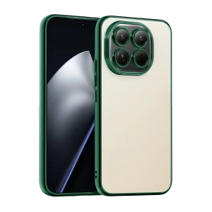Hubrendy Bez Xiaomi Mi 15 Lensli Silikon - Yeşil