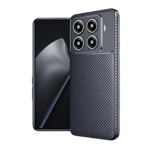 Hubrendy Bez Xiaomi Mi 15T Pro Auto Focus Karbon Kapak - Lacivert