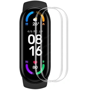 Hubrendy Bez Xiaomi Mi Band 7 Polymer Nano Ekran Koruyucu - Şeffaf