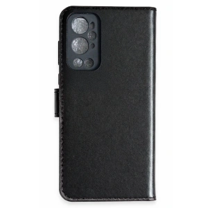 Hubrendy Bez One Plus 9 Pro Trend S Plus Kapaklı Kılıf - Siyah