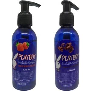Hubrendy Bez Playboy Çilek ve Çikolata Aromalı Masaj Yağı