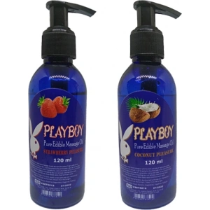 Hubrendy Bez Playboy Çilek ve Hindistancevizi Aromalı Masaj Yağı