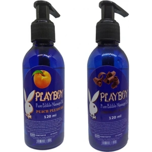 Hubrendy Bez Playboy Şeftali ve Çikolata Aromalı Masaj Yağı