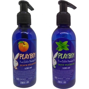 Hubrendy Bez Playboy Şeftali ve Nane Aromalı Masaj Yağı